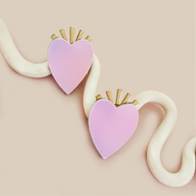 Charger l'image dans la galerie, Boucles d'oreilles Coeur holographique
