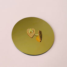 Charger l'image dans la galerie, Boucles d'oreilles en forme de Cœur Animal print