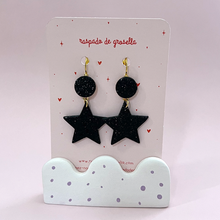 Charger l'image dans la galerie, Boucles d'oreilles dormeuses étoile