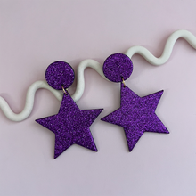 Charger l'image dans la galerie, Maxi boucles d'oreilles étoile