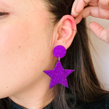 Charger l'image dans la galerie, Maxi boucles d'oreilles étoile