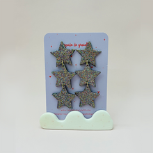 Charger l'image dans la galerie, Boucles d'oreilles triple étoile