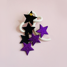 Charger l'image dans la galerie, Boucles d'oreilles triple étoile