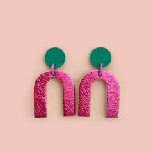 Charger l'image dans la galerie, Boucles d’oreilles arche colorées