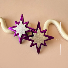 Charger l'image dans la galerie, Boucles d'oreilles étoile du Nord Médium