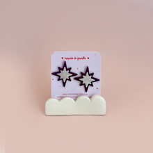 Charger l'image dans la galerie, Boucles d'oreilles étoile du Nord Médium