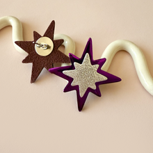 Charger l'image dans la galerie, Boucles d'oreilles étoile du Nord Médium