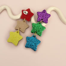 Charger l'image dans la galerie, Boucles d’oreilles 3 petites étoiles