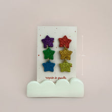Charger l'image dans la galerie, Boucles d’oreilles 3 petites étoiles