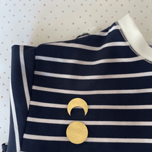 Charger l'image dans la galerie, Duo de broches lunaire