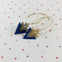 Charger l'image dans la galerie, Boucles d'oreilles triangulum