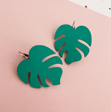 Charger l'image dans la galerie, Boucles d’oreilles Monstera
