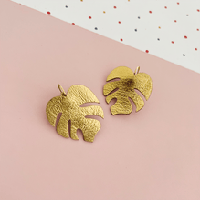 Charger l'image dans la galerie, Boucles d’oreilles Monstera