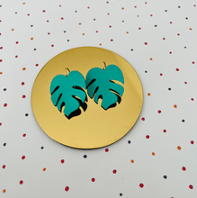 Charger l'image dans la galerie, Boucles d’oreilles Monstera