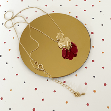 Charger l'image dans la galerie, Collier Ex voto coeur sacré ( petites motifs )