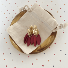 Charger l'image dans la galerie, Boucles d'oreilles Ex voto coeur sacré ( longues motifs )
