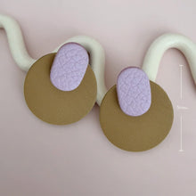 Charger l'image dans la galerie, Boucles d’oreilles rondes graphiques
