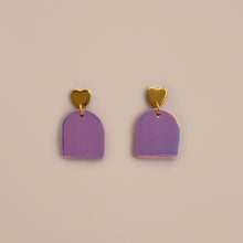 Charger l'image dans la galerie, Boucles d’oreilles Arc mini cœur
