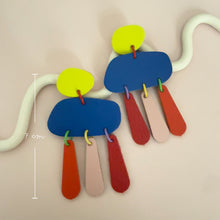 Charger l'image dans la galerie, Boucles d’oreilles graphiques colorées
